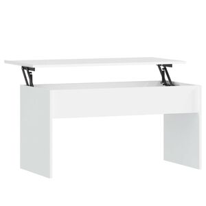 vidaXL Salongbord hvit 102x50,5x52,5 cm konstruert tre