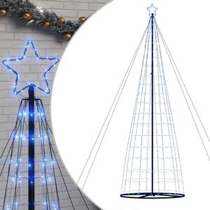 vidaXL LED Juletre 1534 LEDs Bl&aring; 500 cm