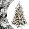 vidaXL Kunstig sammensatt juletre 120 cm 150 LED-lys Varmhvit