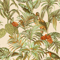 DUTCH WALLCOVERINGS Veggpanel Bird-of-Paradise grønn