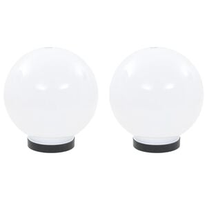 vidaXL Lampesett LED 2 stk sf&aelig;risk 20 cm PMMA
