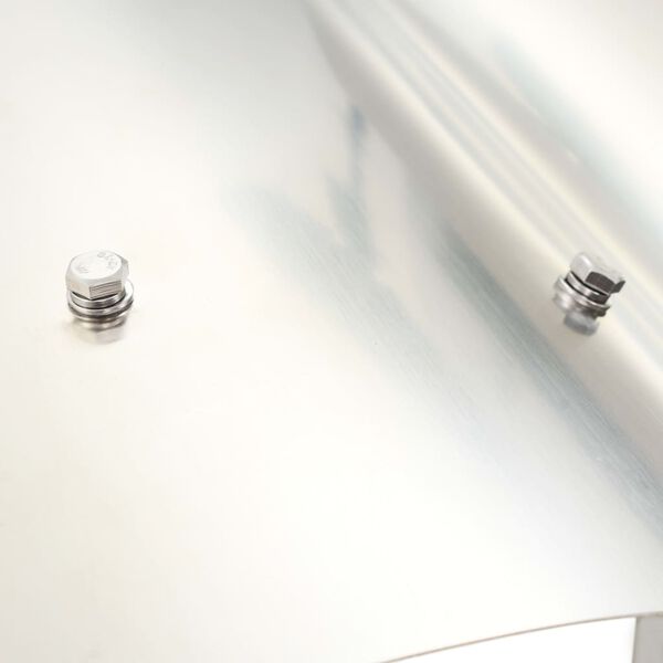 vidaXL Skorsteinshette rustfritt stål 50 x 50 x 37 cm