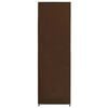 vidaXL Garderobe brun 87x49x159 cm stoff