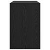 vidaXL Skrivebord med hylle Svart Eik 102 x 50 x 75 cm Konstruert tre