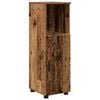 vidaXL Baderomsskap Gamle tre 30 x 35 x 95 cm Konstruert tre, Metall