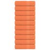 vidaXL Badeh&aring;ndkl&aelig;r FROGN 10 stk oransje 100x150 cm 360 gsm