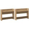 vidaXL Sko Skap 2 stk. 81 x 18 x 60 cm Konstruert tre Artisan eik