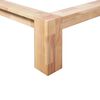 vidaXL Sengeramme heltre eik 140x200 cm