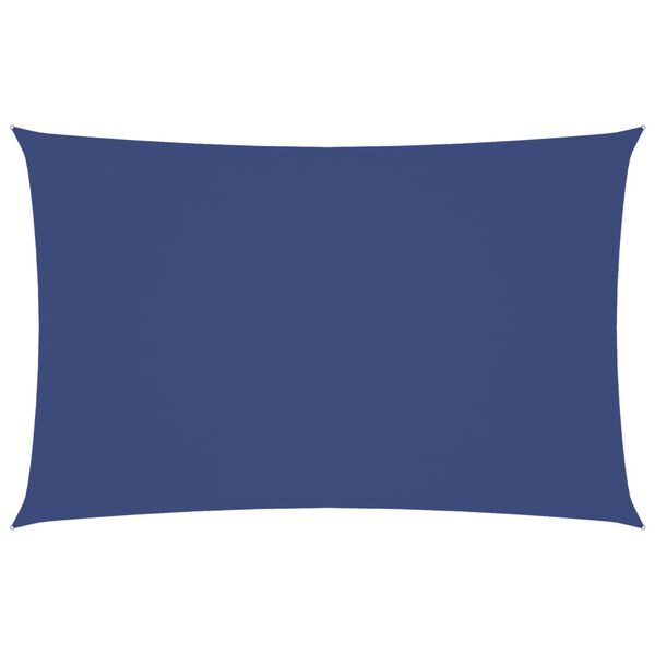 vidaXL Solseil oxfordstoff rektangul&aelig;r 5x8 m bl&aring;