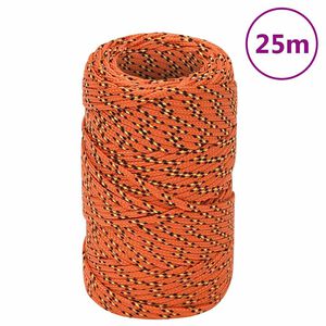 vidaXL B&aring;ttau oransje 20 mm 25 m polypropylen