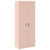 vidaXL Oppbevaringsskap Rosa 80 x 40 x 200 cm St&aring;l
