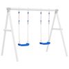 vidaXL Huskeseter med tau 2 stk bl&aring; 37x15 cm polyeten