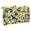 vidaXL&nbsp;Utvidbart espalier med kunstig ef&oslash;y gul 180x20 cm
