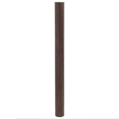 vidaXL Teppe rektangulær mørkebrun 80x300 cm bambus