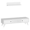 Homemania TV-benk Aspen 130x40x35 cm hvit