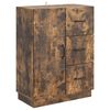 vidaXL Serviesskap med skuff R&oslash;kt Eik 66 x 34,5 x 87 cm Konstruert tre