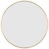 vidaXL Veggspeil gull Ø 50 cm rund