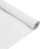vidaXL Vindusfilm frostet hvit PVC