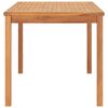 vidaXL 5-delers hagespisesett 160x80 cm heltre teak