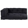 vidaXL Sofa pute 3 pcs Antrasitt stoff