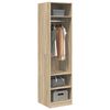 vidaXL Garderobe sonoma eik 50x50x200 cm konstruert tre