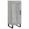 vidaXL Highboard gr&aring; sonoma 34,5x34x180 cm konstruert tre