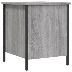 vidaXL Oppbevaringsbenk gr&aring; sonoma 40x42,5x50 cm konstruert tre