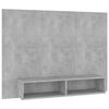 vidaXL Veggmontert TV-benk betonggr&aring; 120x23,5x90 cm konstruert tre