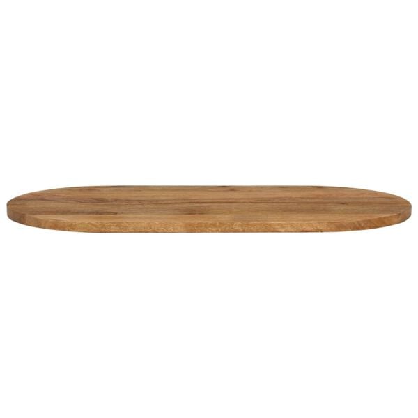 vidaXL Bordplate 110x50x2,5 cm oval heltre mango