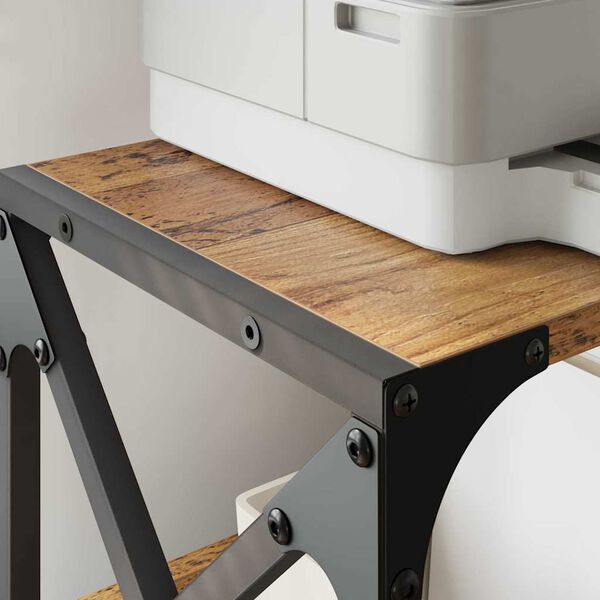 vidaXL Skiverstativ Gamle tre 44 x 26 x 31,5 cm Konstruert tre