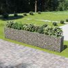 vidaXL Gabion h&oslash;ybed galvanisert st&aring;l 540x50x100 cm