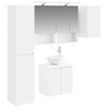 vidaXL Baderomsskapsett 5 pcs Hvit 50 x 14,5 x 70 cm Konstruert tre