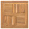 vidaXL Firkantet bordplate 40x40x2,5 cm heltre teak