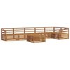 vidaXL Utend&oslash;rs sofa-sett 7 pcs Naturlig