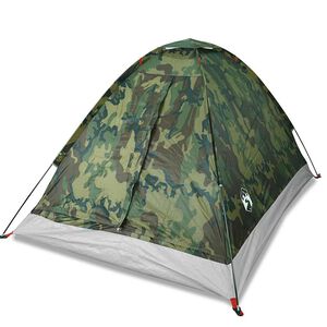 vidaXL Kuppeltelt for camping 2 personer kamuflasje vanntett