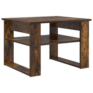 vidaXL Kaffebord R&oslash;kt eik 64 x 54 x 44 cm Konstruert tre