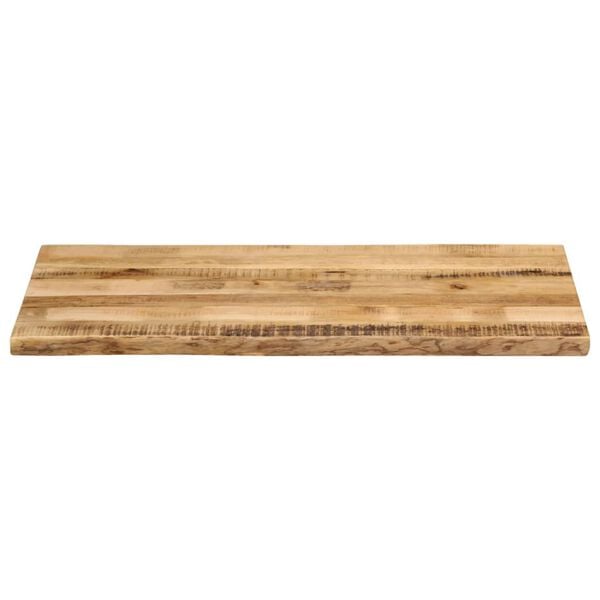 vidaXL Bordplate naturlig kant 120x60x2,5 cm grovt heltre mangotre