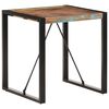 vidaXL Spisebord 70x70x75 cm gjenvunnet heltre