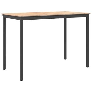 vidaXL Barbord Naturlig 150 x 80 x 105 cm Massiv furu