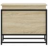 vidaXL Oppbevaringsboks sonoma eik 60x40x51,5 cm konstruert tre