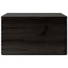 vidaXL Trekasse med lokk svart 40x30x23 cm heltre furu