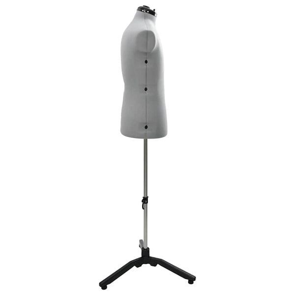 vidaXL Justérbar kjoleform kvinne Grå 37.5-45.5 tommer stoff