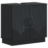 vidaXL Baderomsvaskeskap HOORN Svart 59,5 x 31,5 x 56 cm
