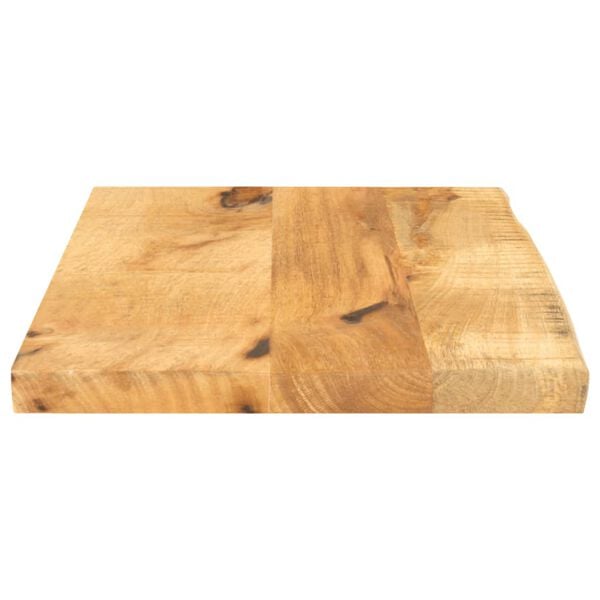 vidaXL Bordplate 60x40x2,5 cm naturlig kant grovt heltre mangotre