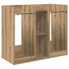 vidaXL Golfskap Ensfarget Artisan Eik 102 x 45 x 85,5 cm