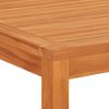 vidaXL Hagespisegruppe 5 deler heltre teak