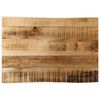 vidaXL Bordplate naturlig kant 50x40x2,5 cm grovt heltre mangotre