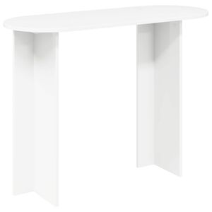 vidaXL Konsollbord Hvit 100 x 39,5 x 75 cm Konstruert tre