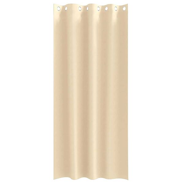 vidaXL M&oslash;rkleggende Gardiner med Ringer 2 pcs Krem 225 x 140 cm