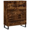 vidaXL Highboard r&oslash;kt eik 69,5x34x180 cm konstruert tre